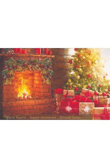 DaySpring Warm Hearts-18 Boxed, KJV Christmas Cards, Multi