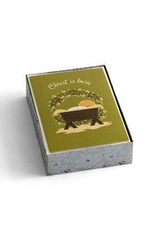 Boxed Cards - Christ is Born (pkg 18)
