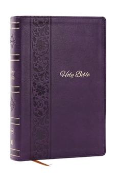 NKJV Bible, Personal Size Giant Print, Purple Leathersoft, Holy Bible, Red Letter, Comfort Print: New King James Version