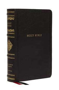 KJV Large Print Reference Bible, Black Leathersoft, Red Letter, Sovereign Collection