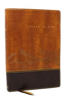NKJV Peace of God Bible: Discover and Experience God's Shalom Throughout the Bible (Brown Leathersoft, Red Letter, Comfort Print)
