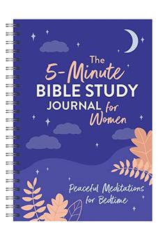 5-Minute Bible Study Journal for Women: Peaceful Meditations for Bedtime
