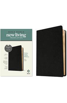 NLT Thinline Center-Column Reference Bible, Filament-Enabled Edition (Genuine Leather, Black, Red Letter)