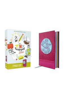 NIrV Tiny Theologians Bible, Leathersoft over Board, Pink, Comfort Print: A Beginner’s Guide to the Bible - for Kids