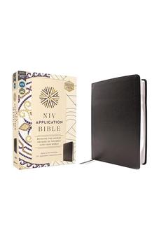 NIV Application Bible, European Bonded Leather, Black, Red Letter: Bringing the Ancient Message of the Bible into Your World (NIV Application Commentary Resources)