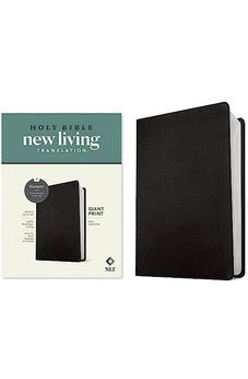 NLT Giant Print Bible, Filament-Enabled Edition (LeatherLike, Black, Red Letter)