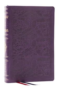 RSV Personal Size Bible with Cross References, Purple Leathersoft, Thumb Indexed, (Sovereign Collection)