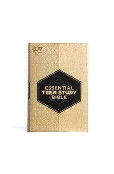 KJV Essential Teen Study Bible, Hardcover, Devotionals, Study Tools, Red Letter, Pure Cambridge Text, Presentation Page, Full-Color Maps, Easy-to-Read Bible MCM Type