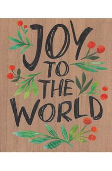 Dicksons Joy to The World Red Holly 8 x 10 MDF Decorative Wall or Tabletop Sign
