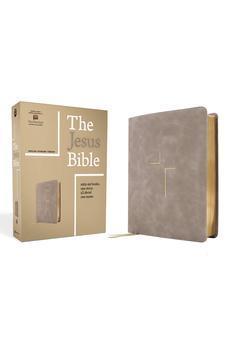 ESV The Jesus Bible, ESV Edition, Leathersoft, Stone