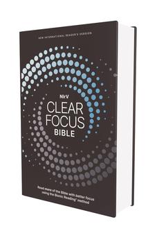 NIrV Clear Focus Bible, Hardcover, Charcoal/Blue