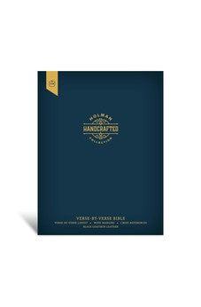 CSB Verse-by-Verse Reference Bible, Holman Handcrafted Collection, Black Premium Genuine Leather