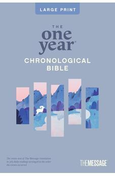 The Message One Year Chronological Bible, Large Print Thinline Edition (Softcover)
