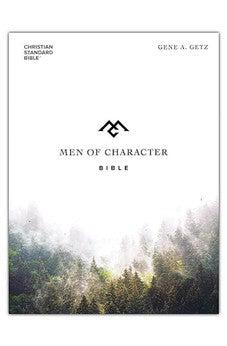 CSB Men of Character Bible, Grey Cloth over Board