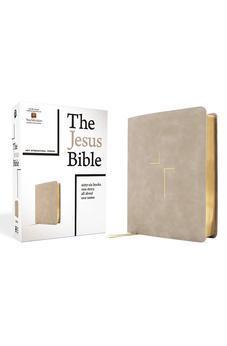 NIV The Jesus Bible, NIV Edition, Leathersoft, Stone, Comfort Print