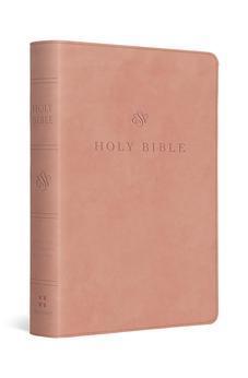 ESV Large Print Compact Bible, Red Letter (TruTone, Blush Rose)