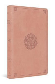 ESV Thinline Bible, Red Letter (TruTone, Pink, Emblem Design)