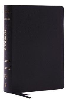 KJV The Woman's Study Bible, Black Genuine Leather, Red Letter, Full-Color Edition: Receiving God's Truth for Balance, Hope, and Transformation