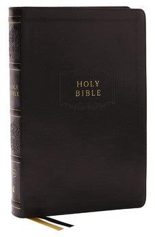 KJV Holy Bible with 73,000 Center-Column Cross References, Black Leathersoft, Red Letter, (Thumb Indexed)