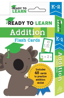 Ready to Learn: K-2 Addition Flash Cards: Includes 48 Cards to Practice Addition Skills!