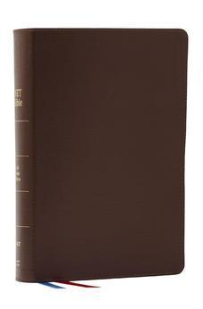 NET Bible, Full Notes Edition, Brown Genuine Leather