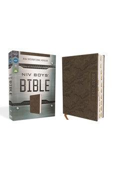 NIV Boys' Bible, Leathersoft, Brown Camo, Thumb Indexed