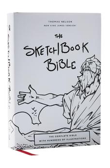 NKJV The Sketchbook Bible: The Complete Bible with Hundreds of Illustrations (NKJV, Hardcover, Red Letter, Comfort Print)