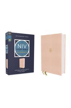 NIV Study Bible, Fully Revised Edition (Study Deeply. Believe Wholeheartedly.), Cloth over Board, Pink, Red Letter