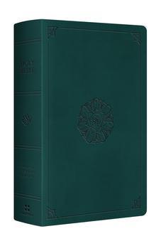 ESV Large Print Personal Size Bible (TruTone, Deep Teal, Emblem Design)