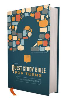 NIV Quest Study Bible for Teens, Hardcover, Navy: The Question and Answer Bible