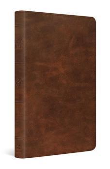 ESV Thinline Bible, Red Letter (Full Grain Leather, Deep Brown)