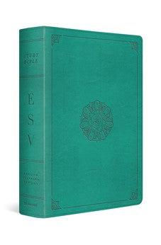 ESV Study Bible (TruTone, Turquoise, Emblem Design)