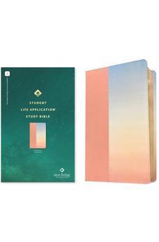 NLT Student Life Application Study Bible, Filament Enabled (LeatherLike, Ombre Pink, Red Letter) - Biblestore.com