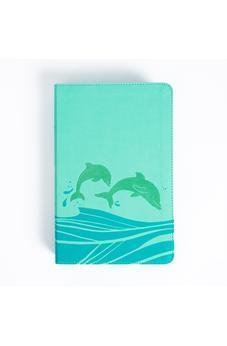 KJV Easy-for-Me Bible for Early Readers, Seafoam LeatherTouch,Presentation Page, Highlighted Memory Verses, Learning Helps, Games, Reading Challenges, Easy-to-Read Bible MCM Type