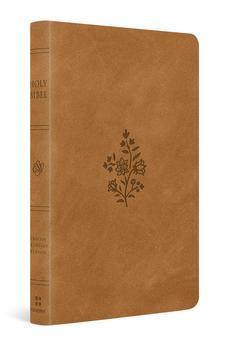 ESV Premium Gift Bible (TruTone, Nubuck Caramel, Wildflower Design)