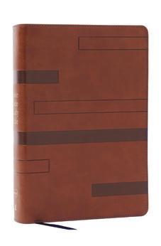 NKJV Color Code Study Bible: Revealing God's Truth Color by Color (Brown Leathersoft, Red Letter, Thumb Indexed)