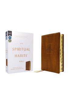 NIV Spiritual Habits Bible, Leathersoft, Tan, Red Letter, Thumb Indexed, Comfort Print
