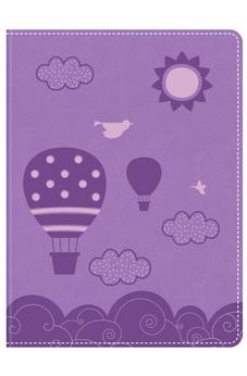SKJV Daily Wisdom for Girls Simplified KJV Devotional Bible, Purple Imitation Leather - Biblestore.com