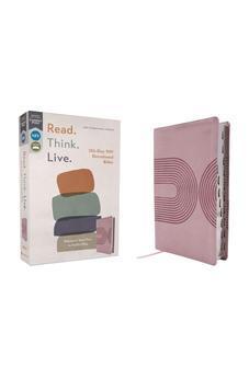 NIV Read. Think. Live., Leathersoft, Pink, Thumb Indexed, Comfort Print: 365-Day NIV Devotional Bible