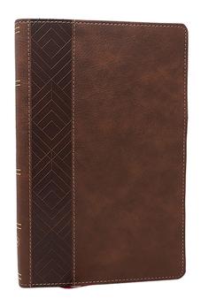 NKJV Personal Size New Testament, Brown Leathersoft, Red Letter, Comfort Print