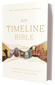 NIV Timeline Bible, Hardcover, Red Letter, Comfort Print: A Chronological Study through Scripture