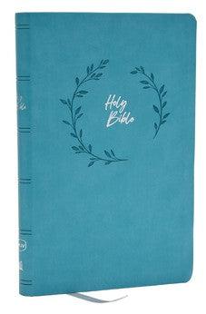 NKJV Holy Bible Value Ultra Thinline, Teal Leathersoft, Red Letter