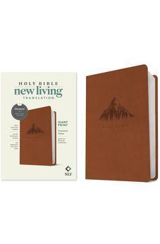 NLT Giant Print Premium Value Bible, Filament Enabled (LeatherLike, British Tan Mountain)