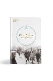 CSB Everyday Study Bible, Hardcover, Black Letter, Study Notes and Commentary, Easy-to-Read Bible Serif Type - Biblestore.com