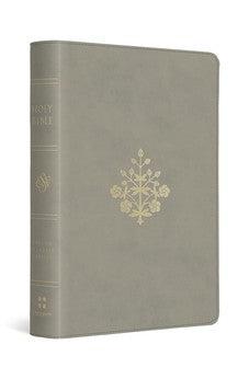 ESV Large Print Compact Bible (TruTone, Stone, Branch Design, Red Letter)