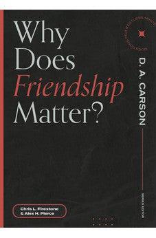 Why Does Friendship Matter? (Questions for Restless Minds)