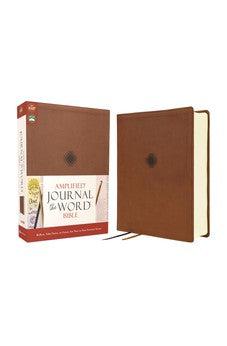 AMP Journal the Word Bible, Leathersoft, Brown: Reflect, Take Notes, or Create Art Next to Your Favorite Verses
