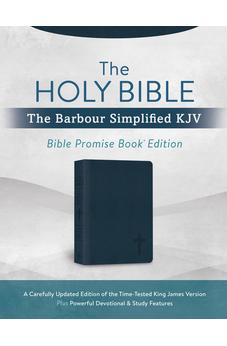 KJV The Holy Bible: Simplified KJV Bible Promise Book Edition [Navy Cross] - Biblestore.com