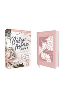 NIV The Busy Mom's Bible, Leathersoft over Board, Pink, Red Letter, Comfort Print: Daily Inspiration Even If You Only Have One Minute