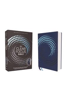 NIrV Clear Focus Bible, Leathersoft, Navy: Read more of the Bible with better focus using the Bionic Reading Method
